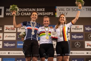 Jerome Gilloux and Nicole Goeldi are the new e-MTB World Champions