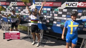 Evie Richards dynamites to win the 2021 XCO World Cup in Lenzerheide