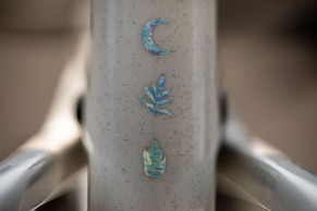 Evie Richards' Trek Supercaliber Rainbow Edition