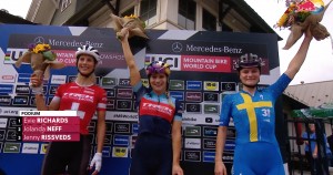 Evie Richards shows her power again to win the 2021 Snowshoe 2021 Short Track