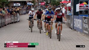 Koretzky gana su primer Short Track en Snowshoe