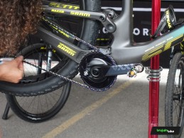 Nino Schurter uses SRAM prototype brakes in the Snowshoe World Cup