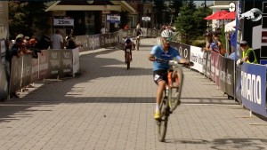 Blevins wins at home and takes the victory in the 2021 Snowshoe XCO World Cup
