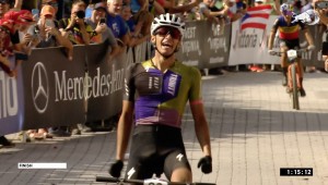 Blevins wins at home and takes the victory in the 2021 Snowshoe XCO World Cup