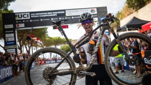 The Canyon Lux with which Andreas Seewald won the 2021 XCM World Championships