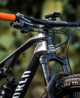 The Canyon Lux with which Andreas Seewald won the 2021 XCM World Championships