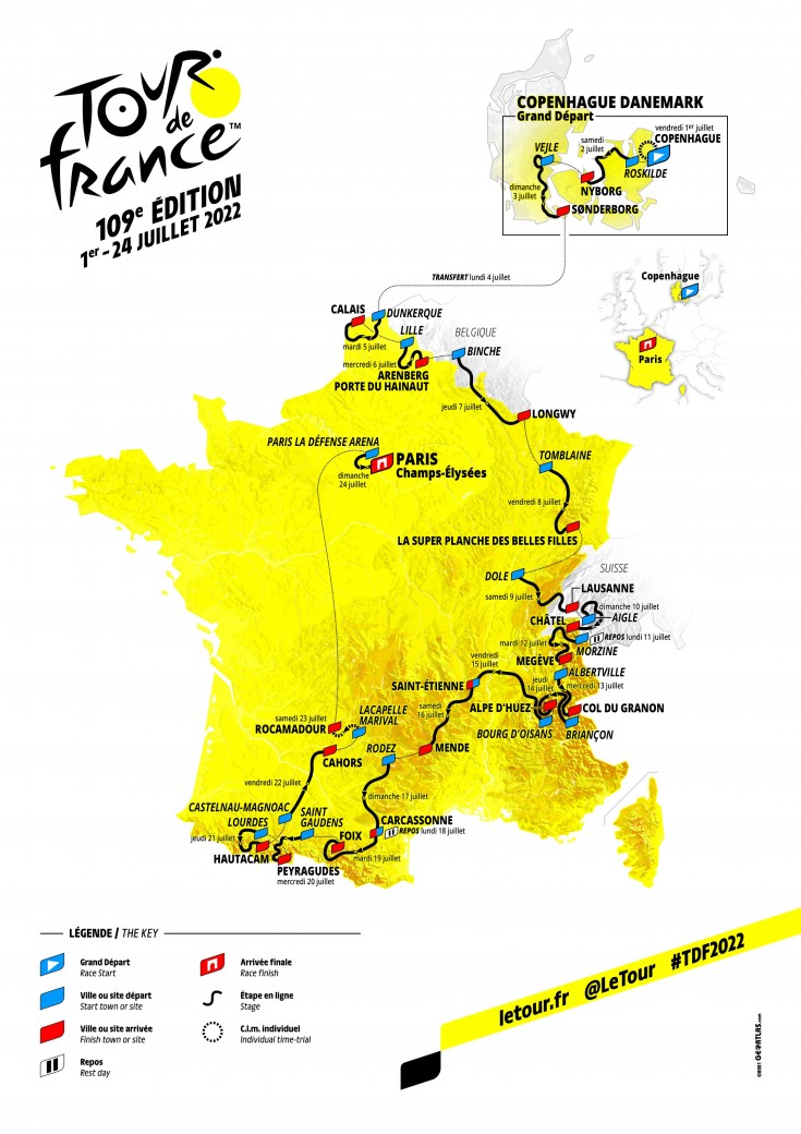 tour de france schedule 2022