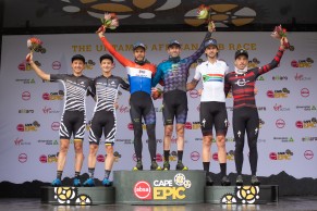 Hans Becking y José Días de nuevo son los más rápidos y ganan la etapa 5 de la Cape Epic 2021