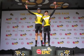 Hans Becking y José Días de nuevo son los más rápidos y ganan la etapa 5 de la Cape Epic 2021
