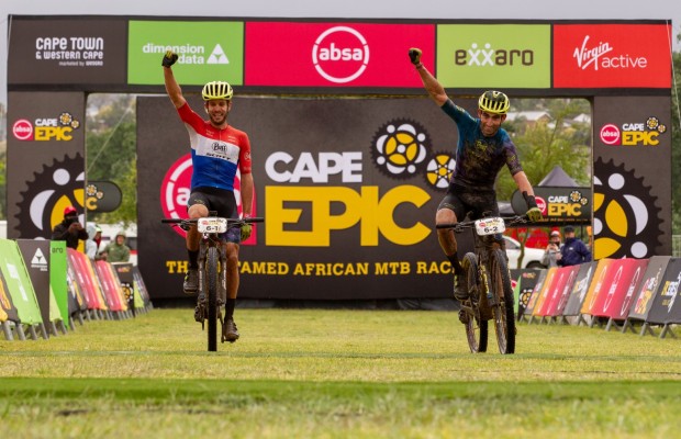 Hans Becking e José Dias são novamente os mais rápidos e vencem a Etapa 5 do Cape Epic 2021