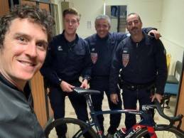 Le roban la bici a Geraint Thomas y la recupera pocas horas después