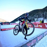 Van Aert also dominates on snow and wins the Val Di Sole CX World Cup