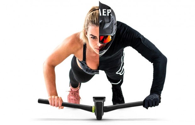 Praep Propilot, um guidão para treinar em casa