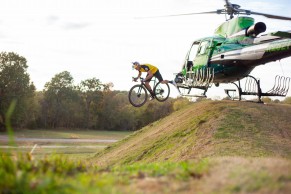 Jump from a helicopter to explore Fayetteville's CX World Championship track