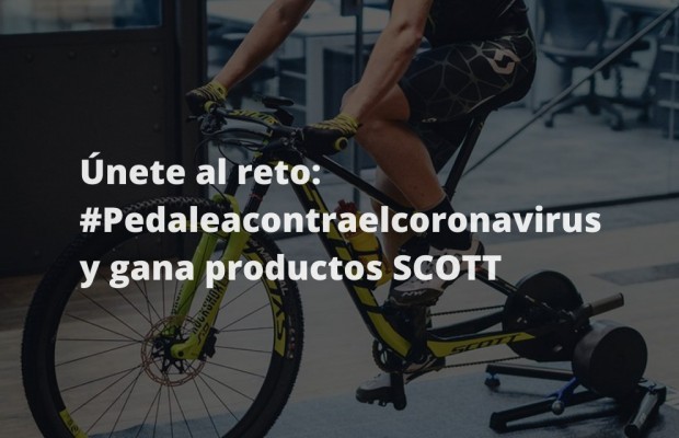 Participe do desafio #pedaleacontraelcoronavirus e concorra a produtos Scott
