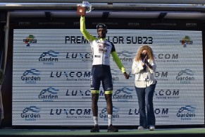 Biniam Girmay podio Challenge de Mallorca