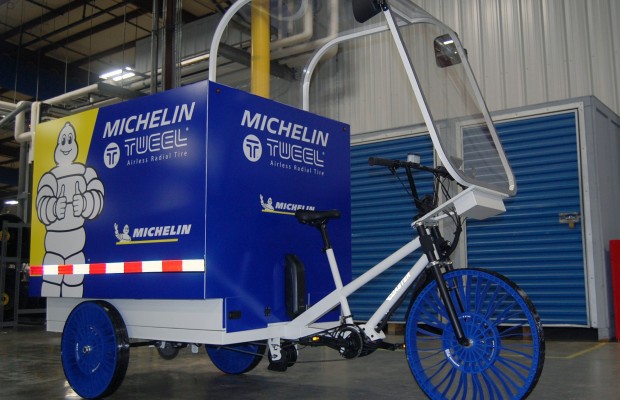 Michelin apresenta sua roda sem ar e ultra resistente para bicicletas e triciclos
