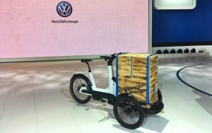 La nueva bici eléctrica de Volkswagen puede transportar hasta 210 kg