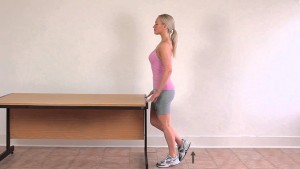 Single leg heel raise
