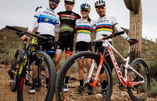 Assim está sendo o treinamento da equipe Scott SRAM no Arizona