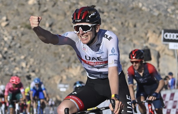 A primeira do ano para Pogacar: ganha no UAE Tour logo após passar o covid