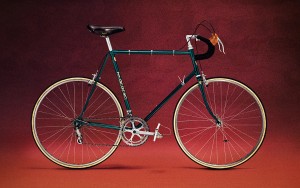 Trek bicicleta de carretera antigua