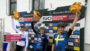 Rebecca McConnell segue imbatível e vence o Short Track de Albstadt