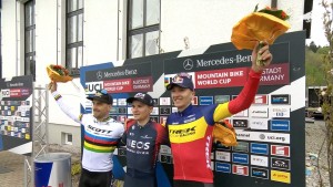 Tom Pidcock dynamites the race and wins in Albstadt, Valero finishes on the podium