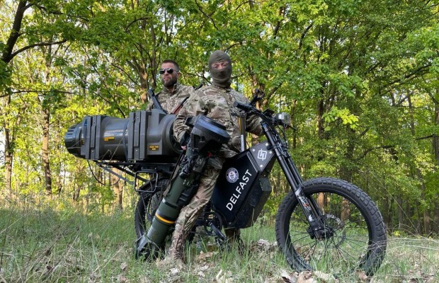 As ebikes do exército ucraniano