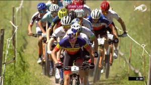 Fluckiger wins another epic battle against Nino Schurter in the Leogang World Cup