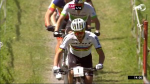 Fluckiger wins another epic battle against Nino Schurter in the Leogang World Cup