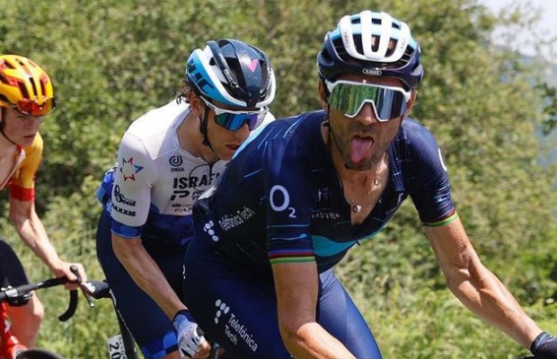 Alejandro Valverde atropelado durante treino