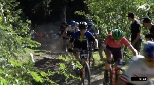 Jenny Rissveds wins the Lenzerheide Short Track with a hard attack