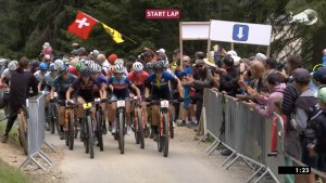 No one can beat Loana Lecomte at the Lenzerheide XCO World Cup