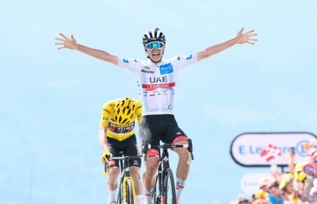 Hat trick para Tadej Pogacar, vencedor da 17ª etapa do Tour de France