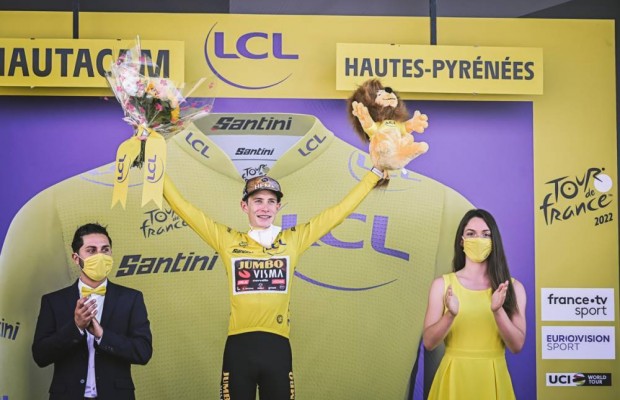 Jonas Vingegaard sentencia o Tour de France em Hautacam