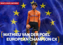 Mathieu van der Poel gana el campeonato de Europa de ciclocross por segunda vez consecutiva