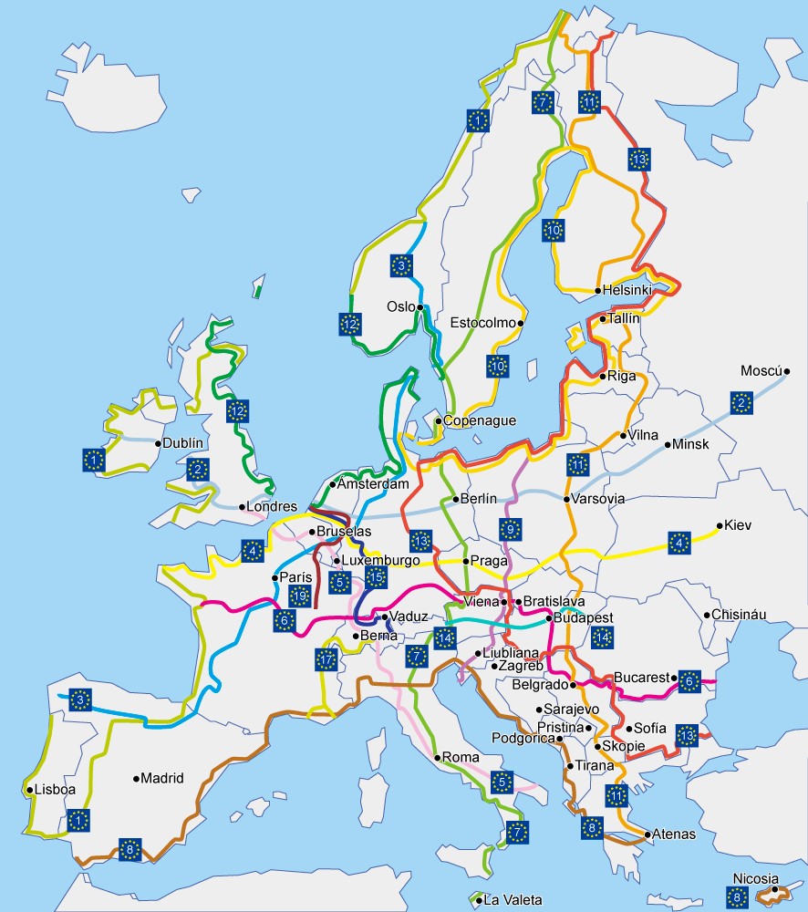 EuroVelo Estrena Tracks GPX Pero, Qué Es La Red EuroVelo