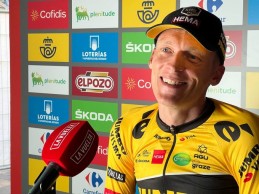 Jumbo-Visma golpea primero en la crontrarreloj por equipos que ha dado inicio a La Vuelta