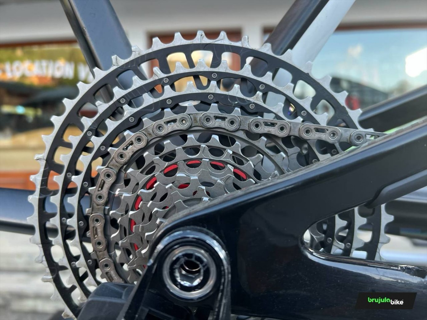 Cambio Sram 4.0 Pro Twist Grip 7 Velocità Per Bici (completo Di Manopole)