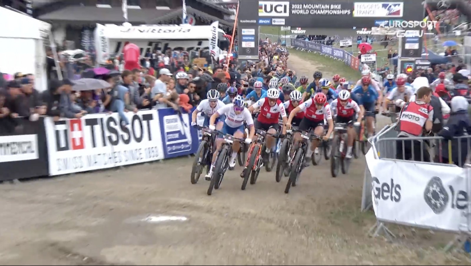 Pauline Ferrand Prevot wins the 2022 World Championship XCC Short Track