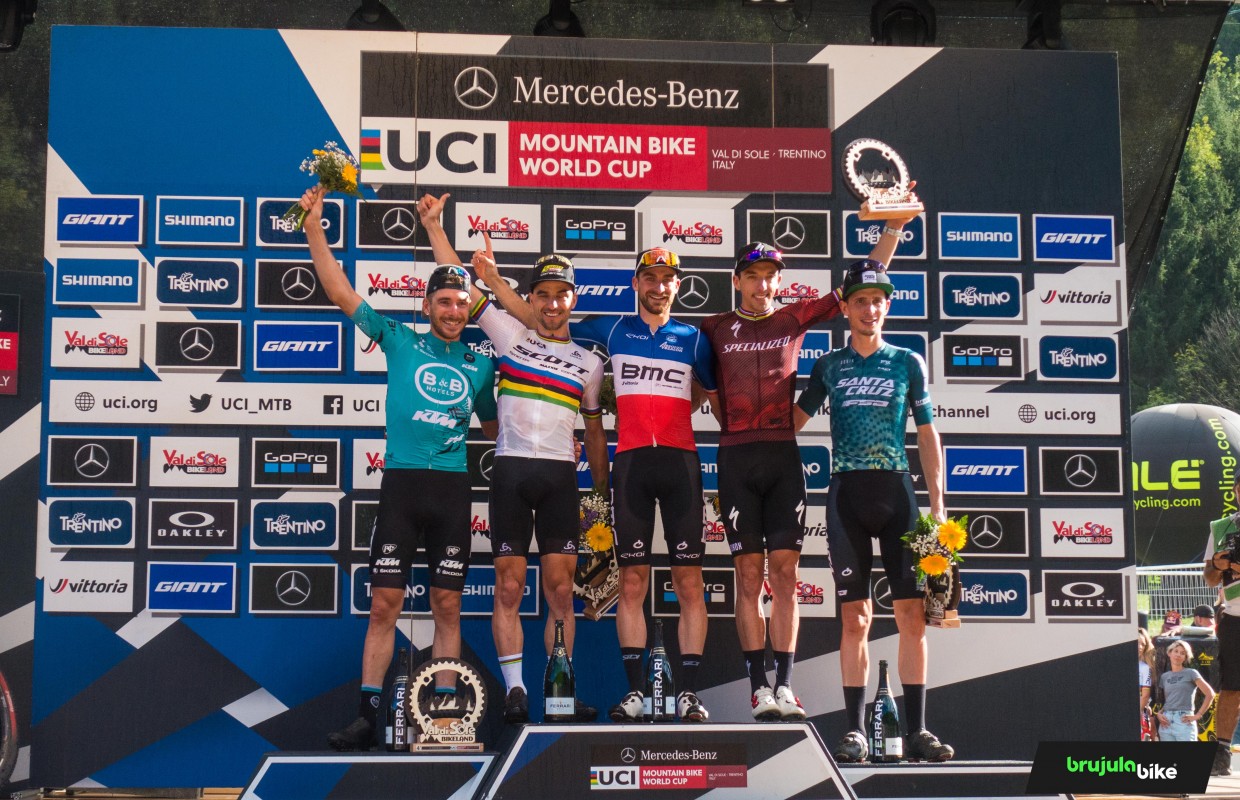Victory for Carod and overall for Schurter at the 2022 XCO World Cup in Val Di Sole