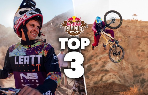 Vídeo com as 3 melhores descidas do Red Bull Rampage 2022