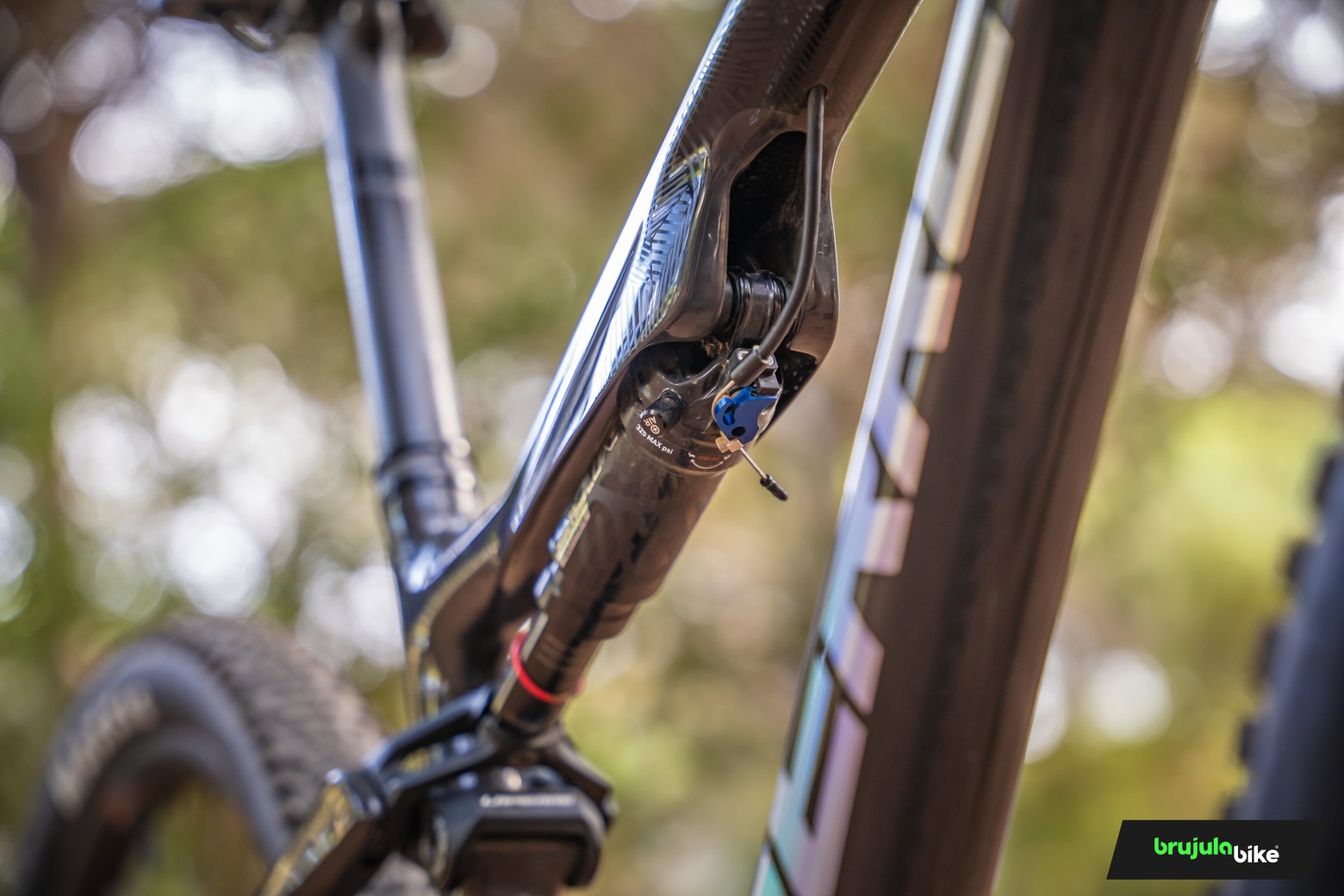 En détail, le Lapierre XR personnalisé d'Anton Cooper