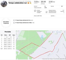 Van der Poel was not satisfied with winning the Hulst World Cup and went on to run 7 km at 3:50 min/km