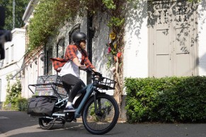 This Decathlon electric Cargo Bike can carry up to 170kg or 2 children