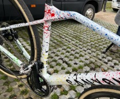 Puck Pieterse's Canyon Inflite Rainbow Edition