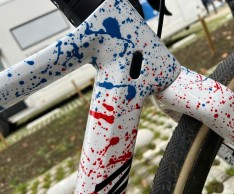 Puck Pieterse's Canyon Inflite Rainbow Edition