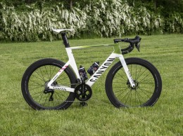 Van der Poel caught with new Canyon Aeroad prototype