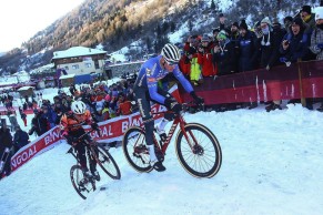 The fear of crashing overcame Van der Poel in Val di Sole